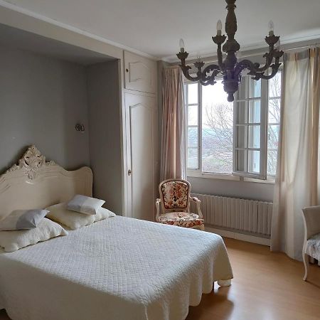 Chambre Grise Dans Une Demeure Du 16Eme A Saumur Comprenant Cuisine Equipee Exterior photo